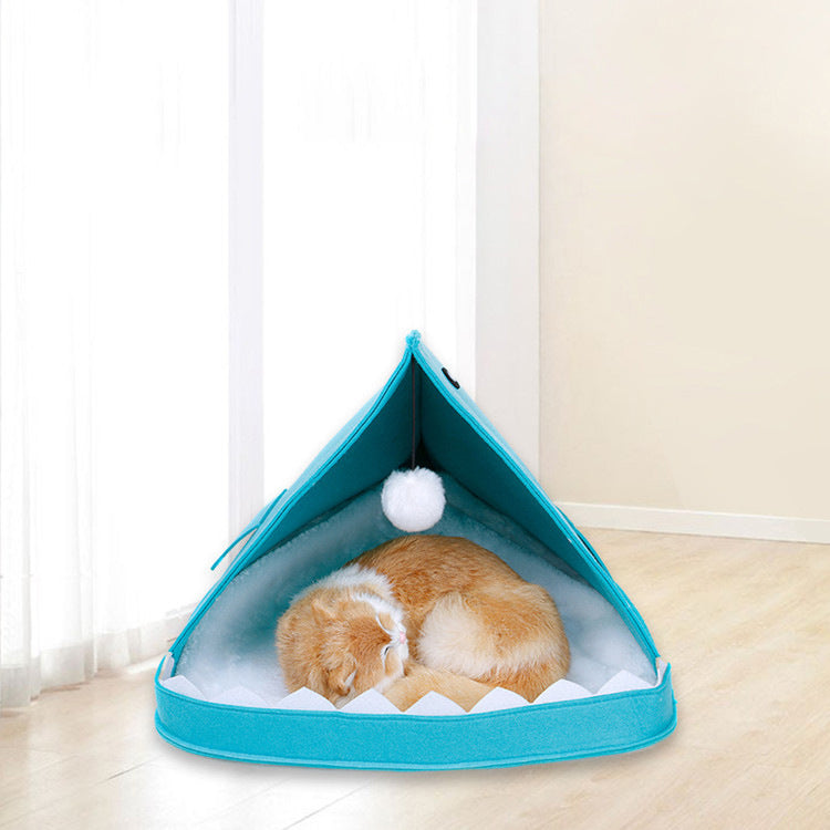 Shark pet cat nest house