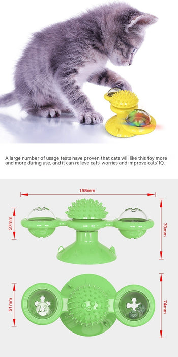 Turning Windmill Cat Teaser Toy