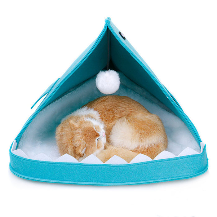 Shark pet cat nest house