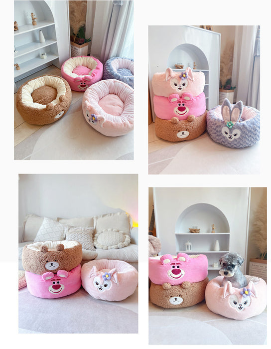 Universal Pet Nest Cushion Round Bed