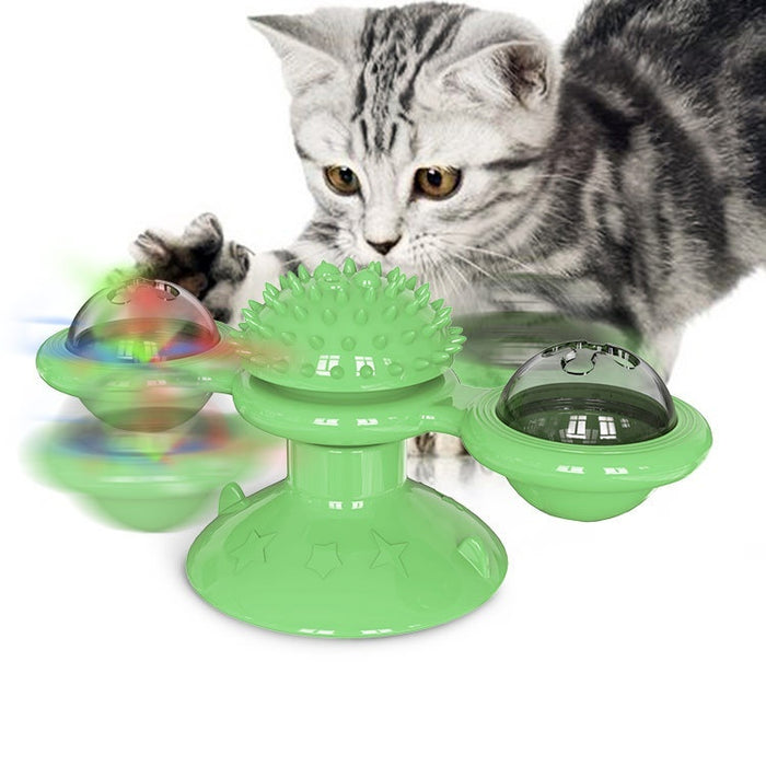 Turning Windmill Cat Teaser Toy