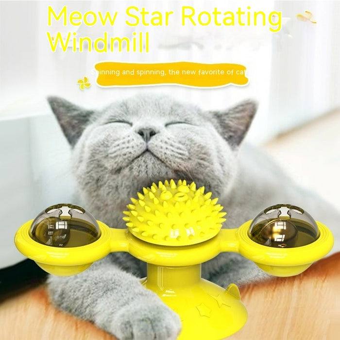 Turning Windmill Cat Teaser Toy